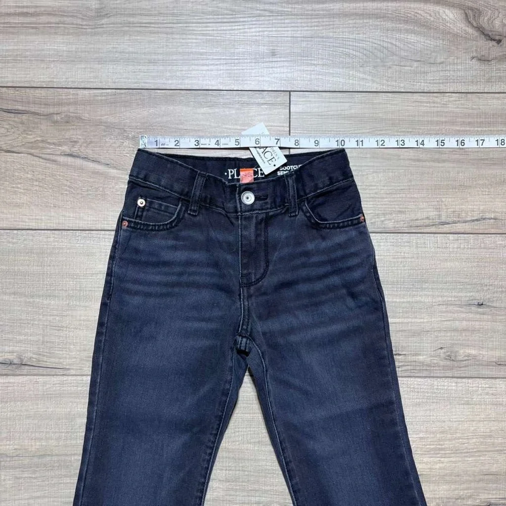 The Children’s Place Boys Bootcut‎ Denim Classic Fit Jeans Size 6 Onyx Wash